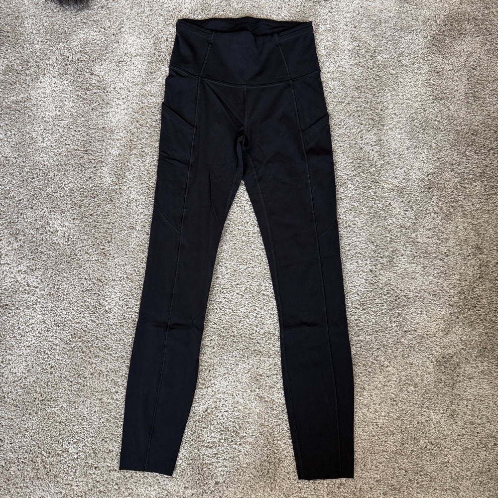 Lululemon Fast & Free 7/8 Tight II *Non-Reflective Nulux 25" Black Size 2